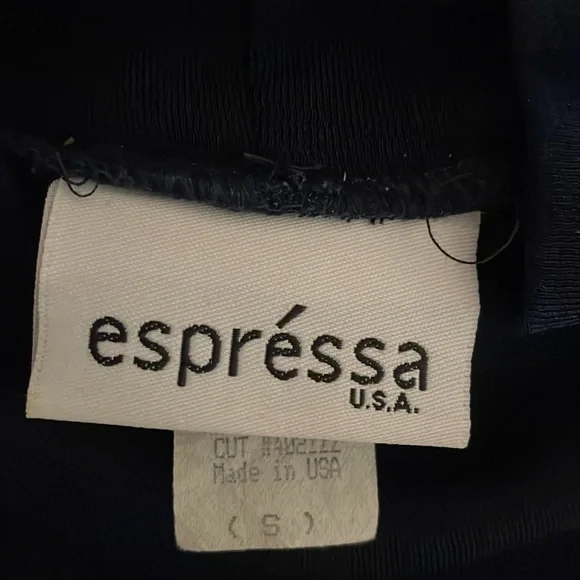 Navy Blue with Gold Dress - Picture 4 of 5